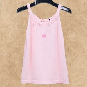 CELINE Women's Pink Tank Top